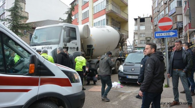 Beton mikserinin altında kaldı: Küçük Talha hayatını kaybetti