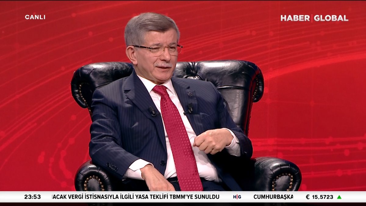 Ahmet Davutoğlu Haber Global'de Soruları Cevapladı