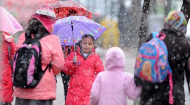 Ülke genelinde fırtına, sağanak ve kar yağışı sürerken, olumsuz hava koşulları en çok eğitimi etkiledi