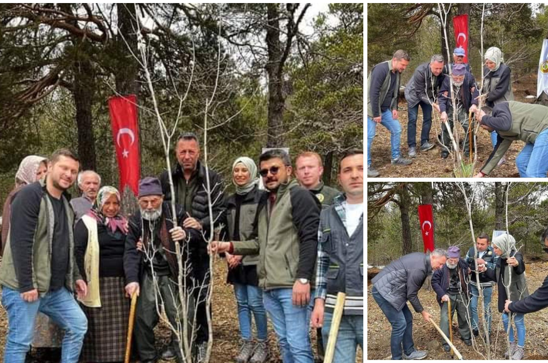 Mesudiye Orman İşletme Müdürlüğü Mesudiye'nin yaşayan çınarı Mehmet dedeyi ziyaret etti