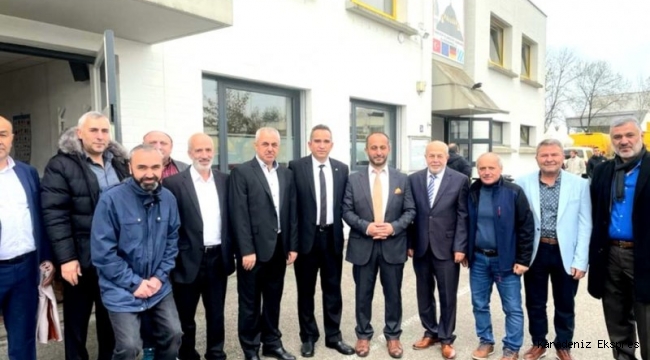 ALMANYA ROSENHEİM'DE SICAK BAYRAMLAŞMA
