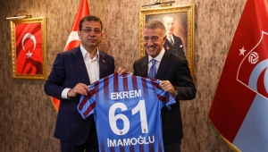 Ekrem İmamoğlu Trabzonspor'u ziyaret etti 