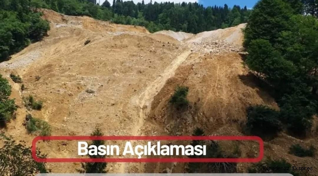 Giresun Valiliği Doğankent İlçesindeki maden ile ilgili açıklama yaptı 