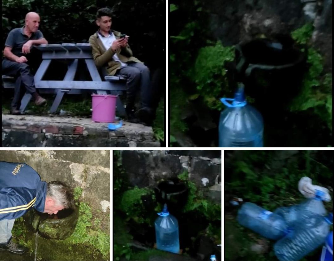 Ordu 'da vatandaş doğal çeşmelere akın ediyor
