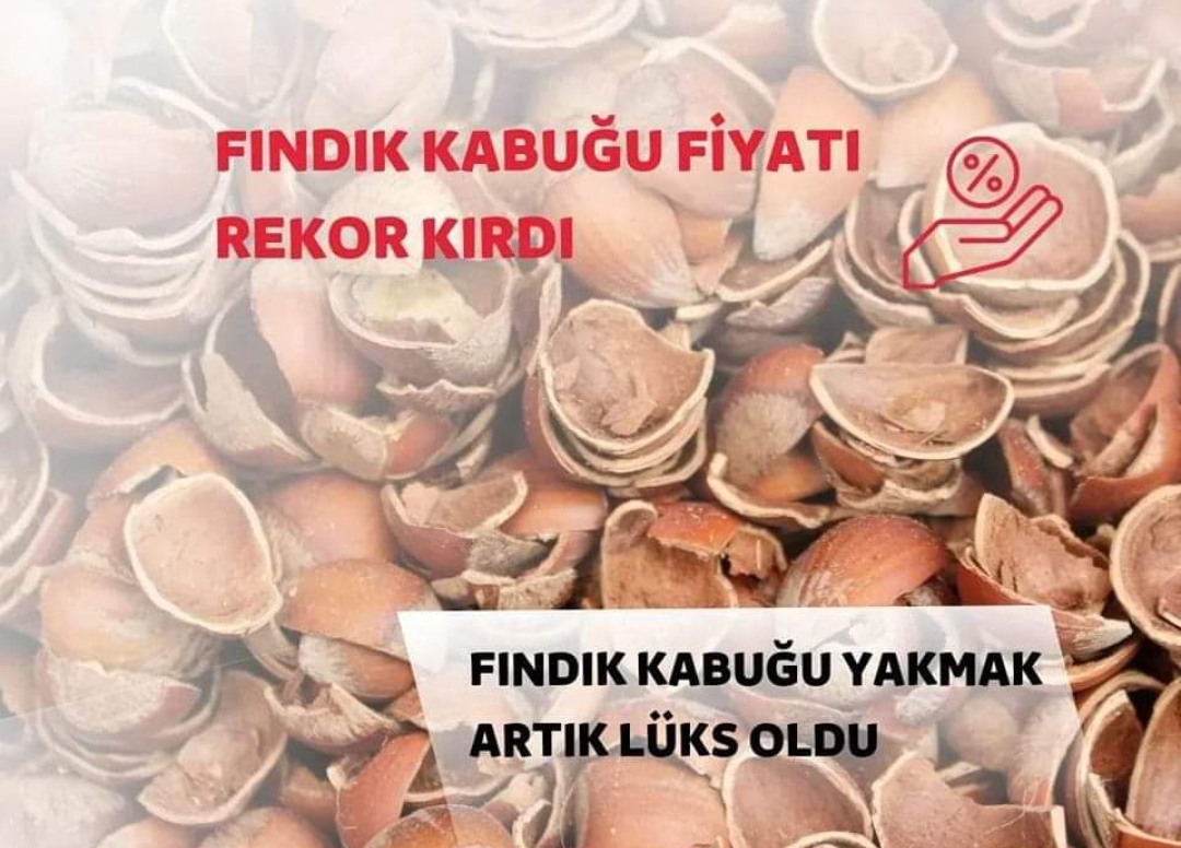 Fındık kabuğunun fiyatı cep yakıyor! 