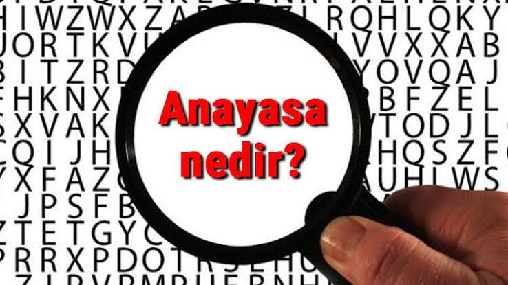 ANAYASA NEDİR?...