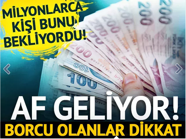 SGK ve vergi borcu olanlar dikkat! Af geliyor mu? Ses getirecek iddia: Nisan ayına dek...