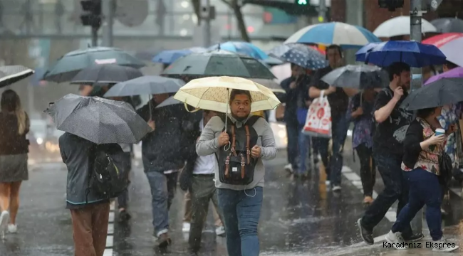 Meteoroloji Orta ve Doğu Karadeniz'i uyardı: Kuvvetli yağış geliyor