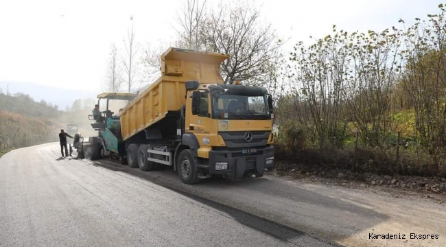 ULUGÖL YOLU ASFALTLANIYOR