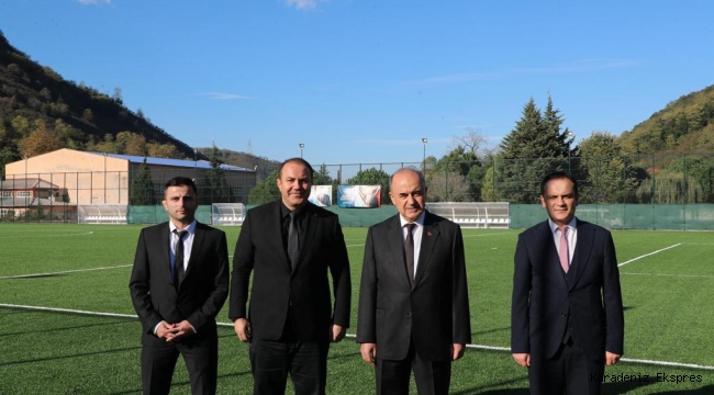 Vali Erol, Spor Tesislerinde İncelemede Bulundu