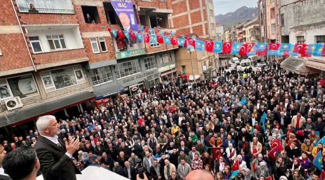 Enver Yılmaz Çatalpınar İlçe Ziyaretinde Tarihi Bir Mitinge İmza Attı