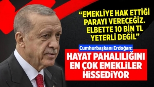 ERDOĞAN' DAN EMEKLİ MAAŞI AÇIKLAMASI 