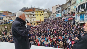 ORDU BÖYLE MİTİNG GÖRMEDİ GÖLKÖY MEYDANLARA SIĞMADI 