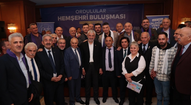 İSTANBUL'DA YAŞAYAN ORDULULARDAN ENVER YILMAZ'A TAM DESTEK