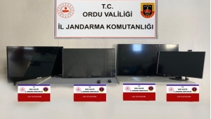 Ordu da 4 adet TV. Çalan bir kişi yakalanarak tutuklandı 