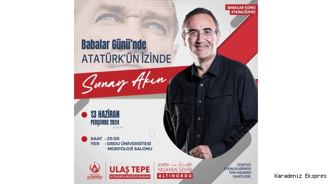 SUNAY AKIN, ORDULULARLA BULUŞACAK