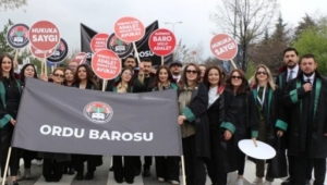 Ordulu Avukatlar  Ankara'da 'hukuka 'Saygı' Yürüyüşü