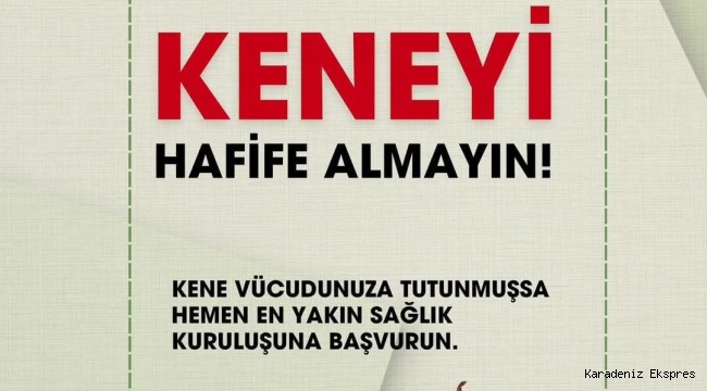 SİVAS VALİLİĞİNDEN KENE UYARISI