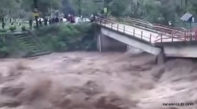 RİZE'DE YAĞIŞ, SEL VE HEYELAN!