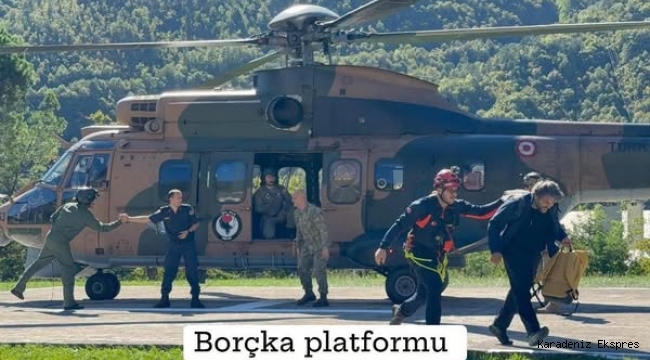 Şiddetli yağışların yol açtığı sel felaketi bölgedeki yolları ciddi biçimde tahrip ettiği için, tatil için Macahel’e gelen vatandaşlar dönüş yapamaz hâle geldi