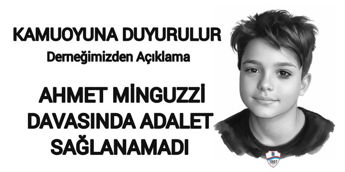 MATTIA AHMET MİNGUZZİ DAVASINDA ADALET SAĞLANMAMIŞTIR!