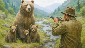 Ayı için vurma izni çıkmış ! Sizce doğru mu? 