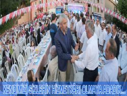 Kendimizi Sizlerin Hizmetkârı Olmaya Adadık