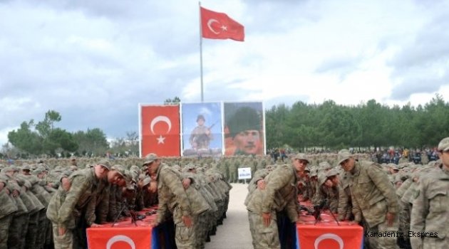 Acemi erler yemin etti