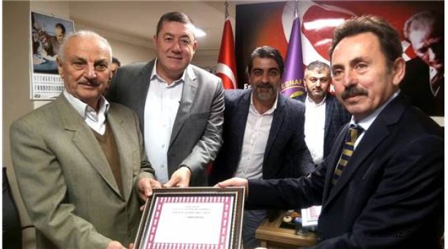 Ahilere teşekkür belgesi