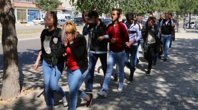 Bayburt'ta uyuşturucu operasyonu: 6 gözaltı