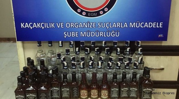 Bolu'da kaçak içki operasyonu