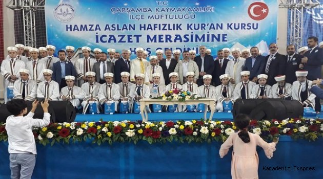 Çarşamba'da icazet merasimi