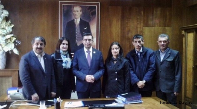 Çaycuma Kaymakamı Serkan Keçeli'ye ziyaretler