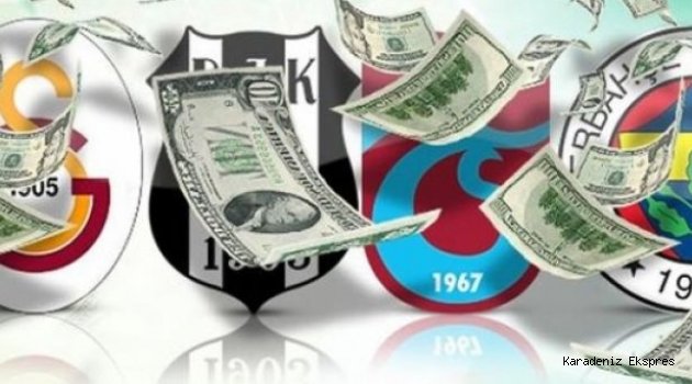 'Dört büyük' kulübün borcu 10 milyar liraya yaklaştı: İşte kulüplerin borçları