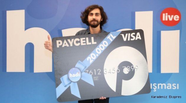 En Zor Hadi'nin kazananı ödülünü Paycell'den aldı