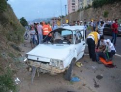 Fatsa'da Trafik Kazası: 2 Yaralı