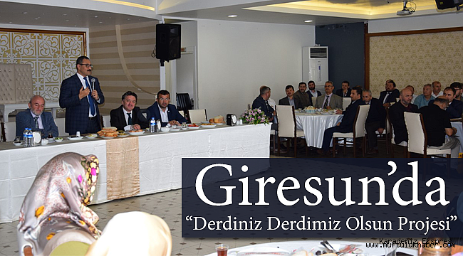 Giresun Müftülüğünden "Derdiniz Derdimiz Olsun" Projesi