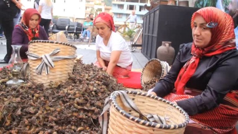 Giresun'da düzenlenen fındık festivaline ilgi büyüktü