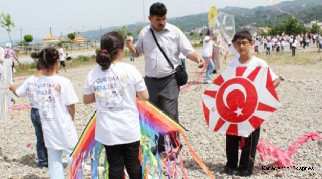 Görele ilçesinde uçurtma şenliği