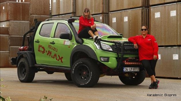 Isuzu, kadın yarış pilotları Transanatolia'ya hazır