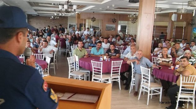 Jandarmadan okul servis sürücülerine eğitim