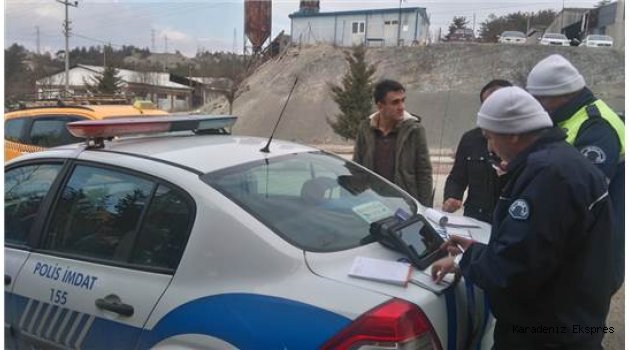 Karabük'te emniyet kemeri denetimleri
