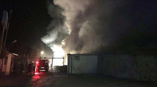 Karabük'te trafo merkezinde yangın