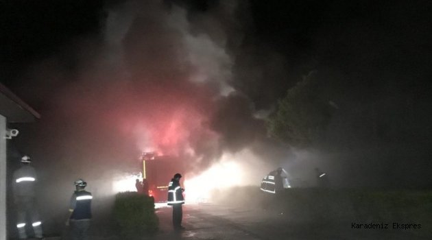  Karabük'te trafo merkezinde yangın