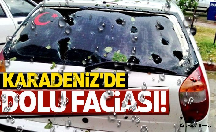 Karadeniz'de dolu faciası!