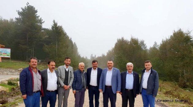 Milletvekili Çilez, asfalt çalışmalarını inceledi