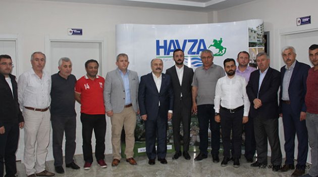 Milletvekili seçilen Yılmaz'dan Havza'ya ziyaret