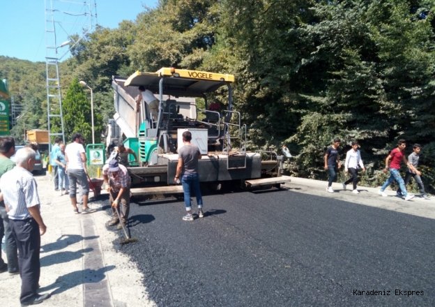 Mollabey-Alaplı yolu asfaltlanıyor