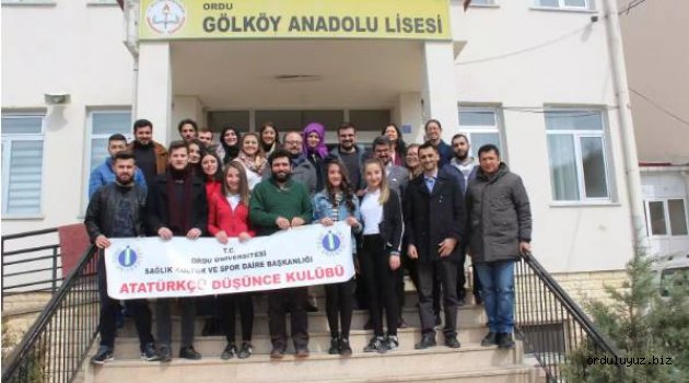 Ordu Üniversitesi Atatürkçü Düşünce Kulübüne Yürekten Teşekkür Ediyoruz