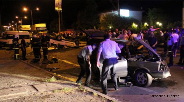 Ordu'da trafik kazası: 5 yaralı